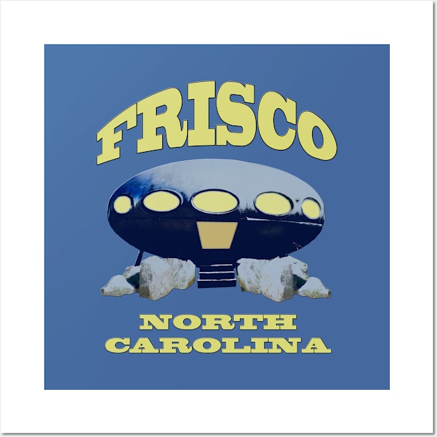 Frisco NC UFO Futuro House Wall Art by Trent Tides